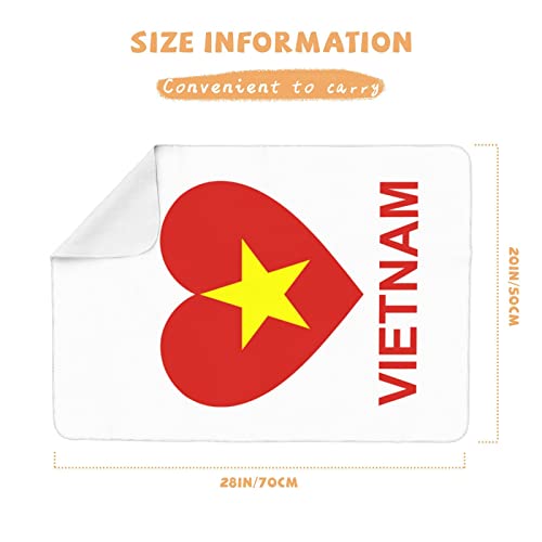 A Szerelem Vietnam Pelenkázó Pad Hordozható Újszülött Vízálló Pelenka Könnyű Utazási Változó Mat