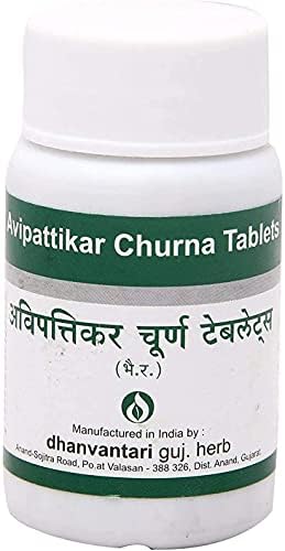 Dhanvantari Ayurvédikus Avipattikar Churna Tabletta(120 Tabletta)