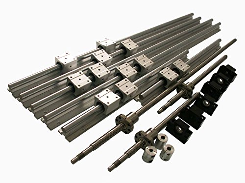 Joomen CNC SBR20 Támogatás Vasúti RM1605 ballscrew 300/600/1000mm Lineáris Készlet