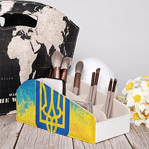 Az ukrán Zászlót Tv Távirányító Birtokosai Szervező Doboz, Toll, Ceruza Asztal Tárolás Caddy 6 Rekesz