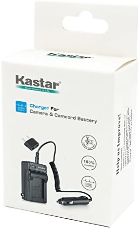 Kastar DMW-BCF10 Akkumulátor Töltő (Home/Fal/Travel & Autós Töltő) Cseréje a Panasonic Lumix DMC-FX580 DMC-FX550 DMC-TS20 DMC-FX75