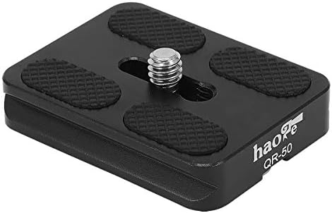 Haoge 50mm QR gyorskioldó Lemez, D-Gyűrű Csavar Illik Arca-Swiss Standard a Labda Állvány Fej