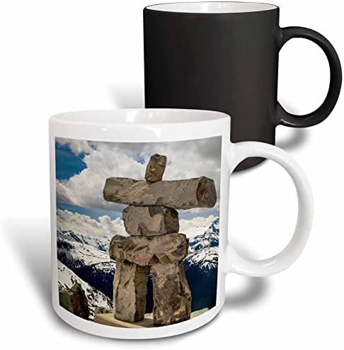 3dRose Canada, British Columbia, Garibaldi PP. Inukshuk rock szobor. - Bögre (mug_343326_8)