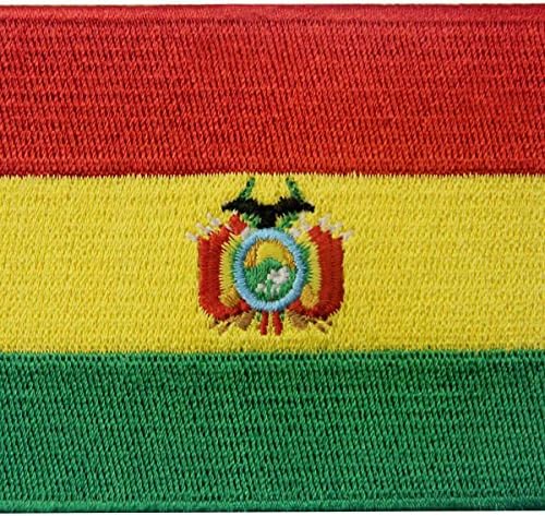 Bolívia Zászló Hímzett Javítás Bolíviai Vasalót Varrni A Nemzeti Jelkép