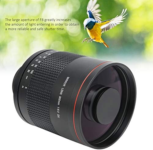 Teleobjektív Tükör, Lencse, 900mm le az F8 billentyűt.0 Manuális Fókusz Telefotó Zoom Objektív Adapter Gyűrű Nikon AI Mount TÜKÖRREFLEXES Fényképezőgép,madárles