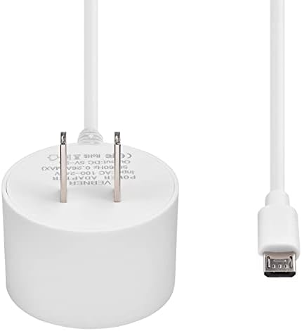 Vebner 6ft Adapter Kompatibilis a Google Haza Mini hálózati Kábel - Micro B Adapter (Hosszú)