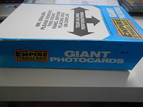 Star Wars Birodalom ritka 5x7 kártyák teljes doboz 1981