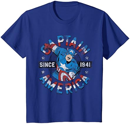 Marvel Avengers Vintage Amerika Kapitány Komikus Hős, Mióta 41 T-Shirt