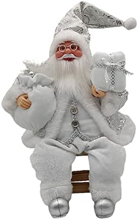 PIFUDE Karácsonyi Díszek, Mikulás Figura Karácsonyi Ábra Dísz Lóg, karácsonyfa Dísz, Santa Claus Baba (Szín : a Nagy vörös)