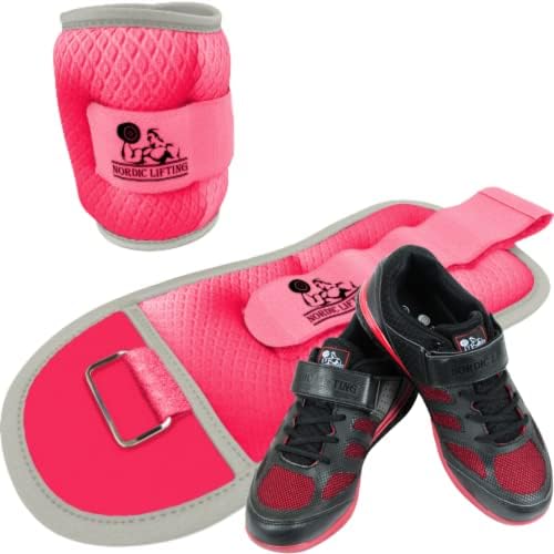 Boka, Csukló Súlyok Két 1 kg - Rózsaszín Csomag Cipő Venja 9-es Méret - Fekete-Piros