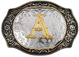 Nyugat-Övcsat Eredeti Leveleket ABCDMRJ Z Rodeós Cowboy Kis Arany Csat Férfiak Nők