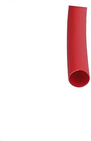 X-mosás ragályos 10M 3,5 mm, Belső Átm Poliolefin Égésgátló Cső Piros Vezeték Javítása(10M 3,5 mm, de diámetro interno de poliolefina