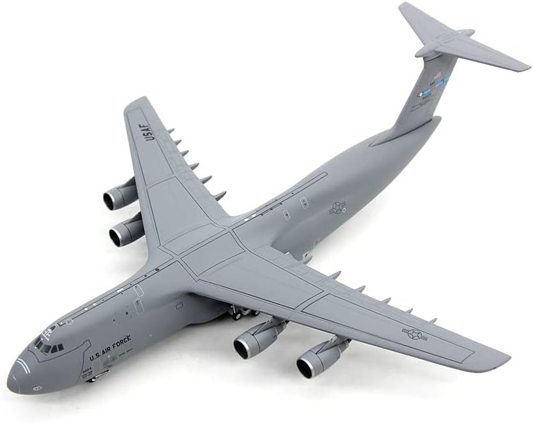 Geminijets AMERIKAI légierő Lockheed C-5M 69-0024 Szuper Galaxy 1/400 FRÖCCSÖNTÖTT Repülőgép Előre elkészített Modell