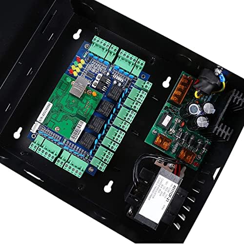 UHPPOTE Wiegand 26 bit Hálózat RFID Hozzáférés-Vezérlési Tábla Készlet Fém AC110V Hatalom Doboz, 4 Ajtó