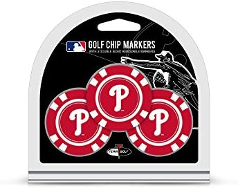 Csapat Golf MLB Golf Chip Labdát Markerek (3 Gróf), Póker Zseton Méret Pop, Kisebb Kétoldalas Zománc Markerek