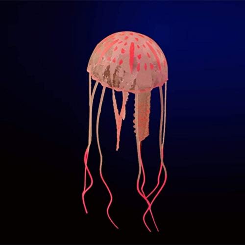 PULABOGlowing Hatása Mesterséges Medúza akvárium, Akvárium Dekoráció Mini Tengeralattjáró Dísz, Kreatív, Tökéletes Kivitelezés