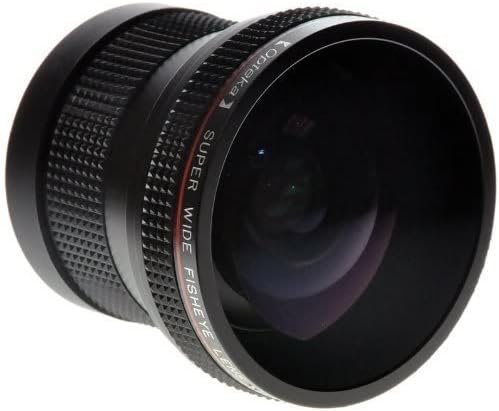 Opteka HD2 0.20 X Szakmai Szuper AF Fisheye Objektív Canon Powershot A540 A520 A510 A95 A80 Digitális Fényképezőgép