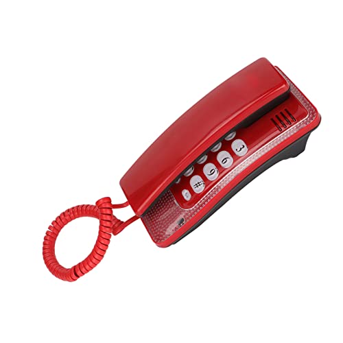Fali Telefon KXT438 Szünet Újrahívás Funkció Funkció Gyors Vaku Funkció Hotel Vezetékes Telefon, a Piros Iskola
