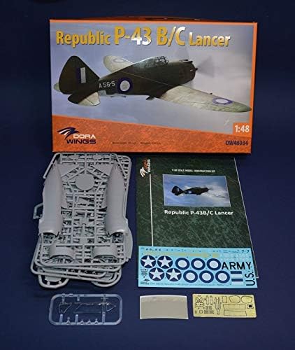 Dóra Szárnyak 48034-1/48 - Republic P-43 Lancer, Felderítő Modell készlet
