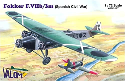 VALOM Barom CV72054 1/72 spanyol polgárháború spanyol légierő Focker F. 7b/3m 3 Generációs Műanyag Modell