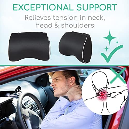 Xtra-Comfort autósülés nyakpárna - a Többi Nyaki Memory Foam Párna, Utazás, Alvás, Vezetés - Hordozható Countour Fejét Támogatja