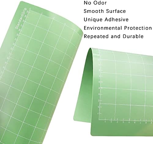 Vágás Alátét Cricut 8 Pack 12x12 Inch Standard Zöld Markolat Öntapadó Öntapadó Párna Matrica Papír Nyomtatható Vinil a Tintasugaras
