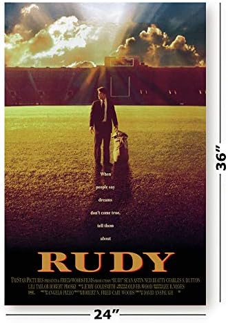 Rudy - Film Poszter (Rendszeres Stílus) (Méret: 24 x 36 cm)