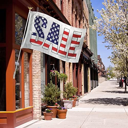 Eladó USA Zászló 3x5ft Poli - Tökéletes a vállalkozások, üzletek, boltok üzenet zászlók