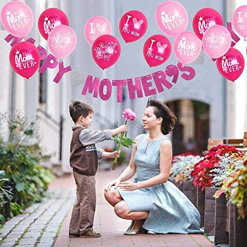 Boldog anyák napját Lufi, Party Dekoráció, Kellékek - 48DB Latex, 12 colos Anyák Napja Party Kellékek - a Legjobb Anya a világon Parti Dekoráció