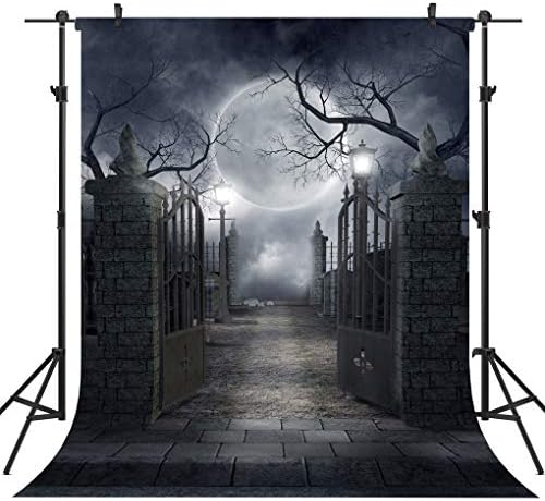 OUYIDA Halloween Téma 6X9FT Képi anyag Zökkenőmentes Szabott Fotózás Hátteret Háttér Stúdió Kellék TP17