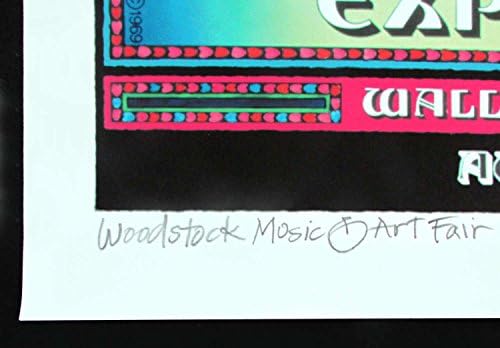 Woodstock Wallkill Plakát Teljes Méretű Poszter Új Művész Bizonyíték Létre, Kéz Által Aláírt Eredeti Illustrator David Byrd