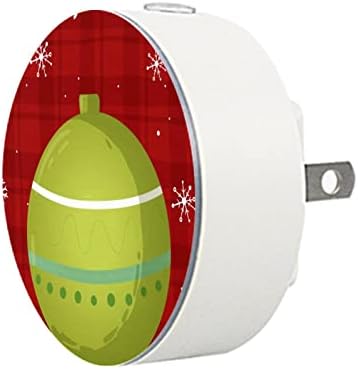 2 Csomag Plug-in Éjjeli LED-es Éjszakai Fény, az Alkonyat-hogy-Hajnal Érzékelő Gyerek Szoba, Gyerekszoba, Konyha, Előszoba Karácsonyi