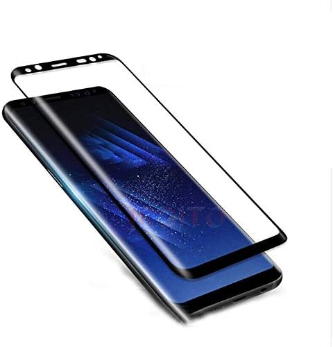 Samsung Galaxy S8 képernyővédő fólia-[2 Csomag][3D Ívelt][Anti-Semmiből] 9H Keménységű Edzett Üveg Fólia képernyővédő fólia Samsung
