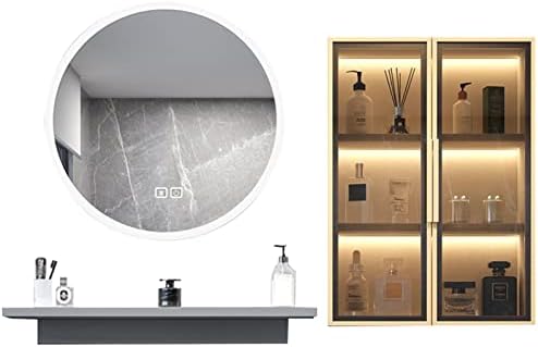 RAZZUM Tükör LED Égő Fürdőszoba orvosságos Szekrény Tükörrel Fürdőszoba Tükör, Szekrény Világítás Páramentesítő Tároló Szervező