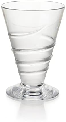 Tudjon ICM-28-CL Egészségedre BPA-Mentes Műanyag Örvény Ital, Szemüveg, 14 Uncia Tiszta Szett (12)