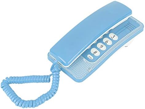 Mini Fali Telefon, Retro Falra Szerelhető Vezetékes Telefon Flash Funkció Hívás Némítás Funkció, RJ45 Felület Powered by Telefonvonal