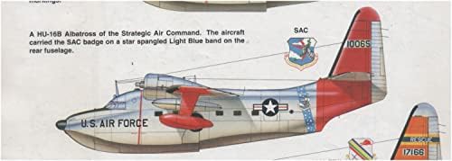 モデルズビット Modellek Kicsit MVS72038 1/72 amerikai légierő Grumman HU-16B Albatros Mentő Repülőgép (SSOVA-M Modell Márka), Műanyag Modell