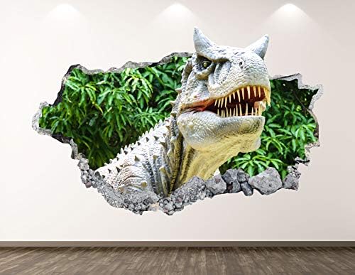 Nyugat-Hegy Dinoszaurusz Fali Matrica Art Dekoráció 3D-s Összetört Dzsungel Matrica Poszter, Gyerek Szoba Falfestmény, Egyedi Ajándék