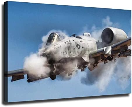 A-10 Thunderbolt II Támadás Repülőgép Katonai Varacskos disznó Poszter Díszítő Festés Hálószoba, Iroda Fürdőszoba Dekorációs