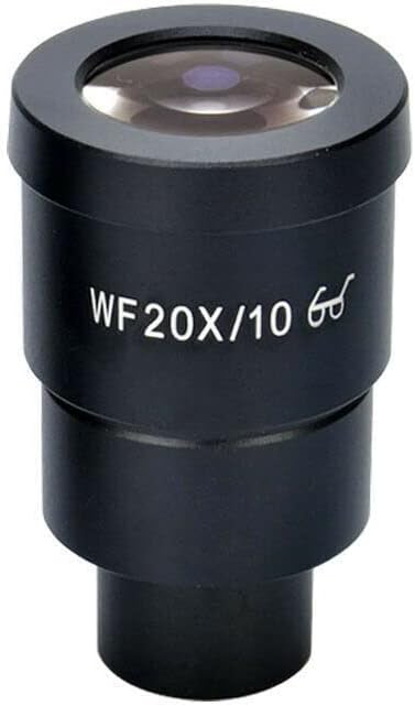 Mikroszkóp Tartozékok 2 DB WF20X/10mm Sztereó Mikroszkóp Szemlencse 30mm Magas Szem Pont Szemlencse Labor Fogyóeszközök