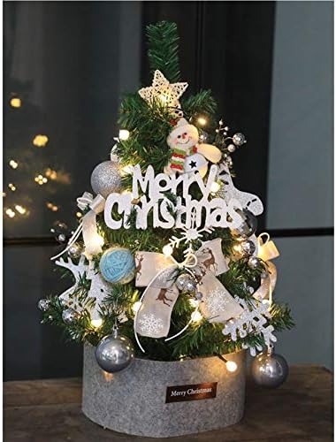 SHUISHU Mini karácsonyfa, Asztali Bevásárló Haza Xmas Zöld Fenyőfa Pláza Dekoráció Karácsonyi Díszek 60cm 1123