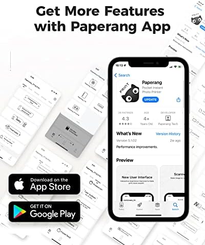 paperang Címke Döntéshozók Gép, 0.6 Hüvelyk Újratölthető Mini Címkéző,Hordozható Bluetooth Vezeték nélküli Címke Nyomtató