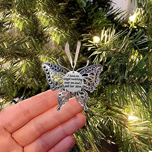 Karácsonyi Díszek Pillangó Medálok karácsonyfa Pillangó Karácsonyi Díszek Egy Ajándék Megemlékezés a Szerelem Emlékére A szeretteink Elvesztését