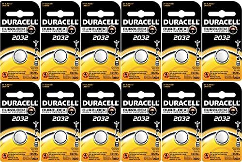 Duracell DL2032 Lítium gombelem, 2032 Méret, 3V, 230mAh Kapacitás, 12-es Csomag