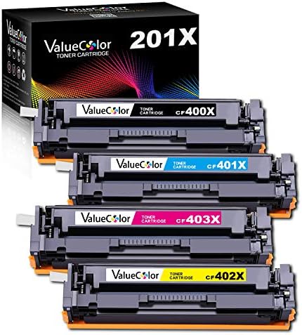 Valuecolor Kompatibilis Toner Patron Csere HP 201X 201A CF400X CF401X CF402X CF403X CF400A Használt Szín Pro MFP M277dw MFP