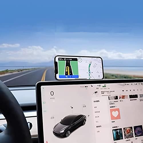Tesheer Mágneses Telefon tartó Tesla Model Y/3/S/X Navigációs Képernyő a Telefon Csatlakoztatási a Tesla Összecsukható Kocsi-Hegy Telefon