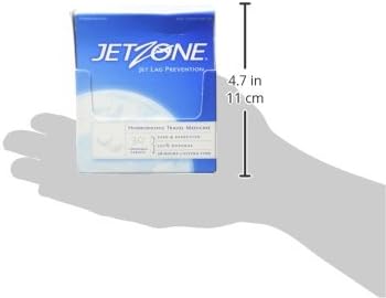 JetZone Jet Lag-Megelőzés - Természetes Homeopátiás Travel & Jet Lag Megoldás - 30 Rágótabletta - Jet Lag Megoldás - 48 Óra repülési