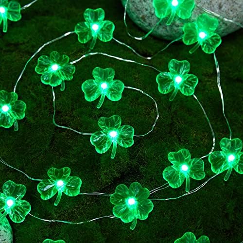 A HXT BARTLETT Óceán Témájú Tengeri Élet Tündér String Lámpák, St Patrick 's Day Dekoratív Világítás