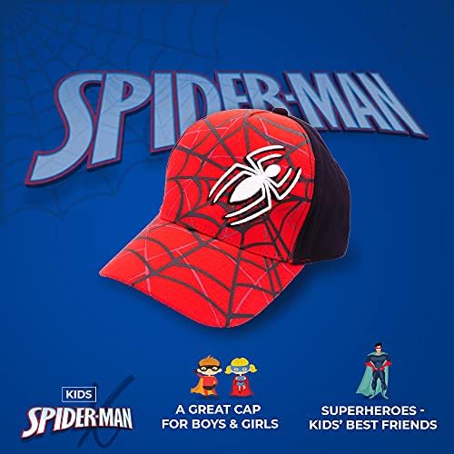 Marvel Spiderman Kalap a Fiúk, Lélegző Pókember Baseball Sapka Gyerekeknek, Fiúknak Korosztály 3-9