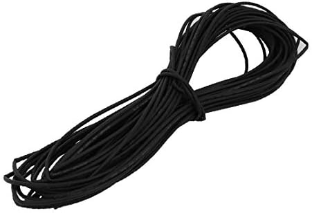 X-mosás ragályos Hő Zsugorodó Cső Wire Wrap Kábel Ujja 10 Méter Hosszú, 0.7 mm, Belső Átm Fekete(Tubo termorretráctil Kábel con envoltura